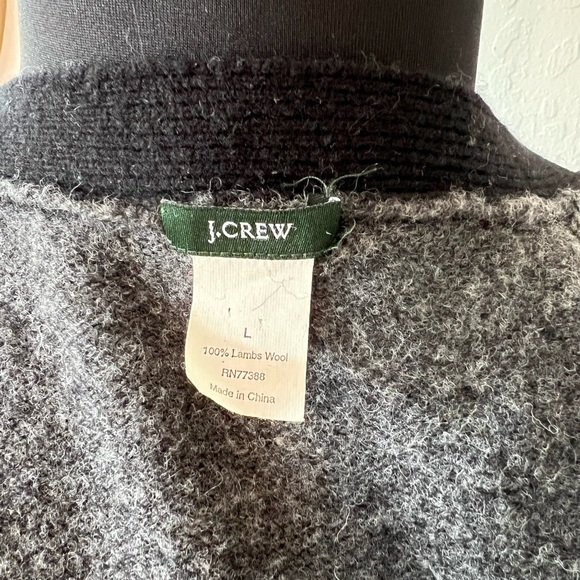 J.CREW grey wool cardigan - Picture 3 of 3